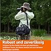 Amazon Basics Schultertasche für SLR-Kamera und Zubehör, Groß, Verstellbarer Gurt, Wasserdicht, Stoßfest, Einfarbig, Gepolstert - Schwarz/Grau #5