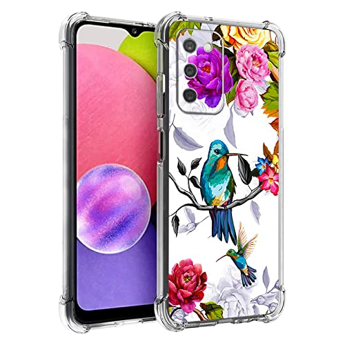 Coque Galaxy A03s finition premium TPU souple motif oiseau