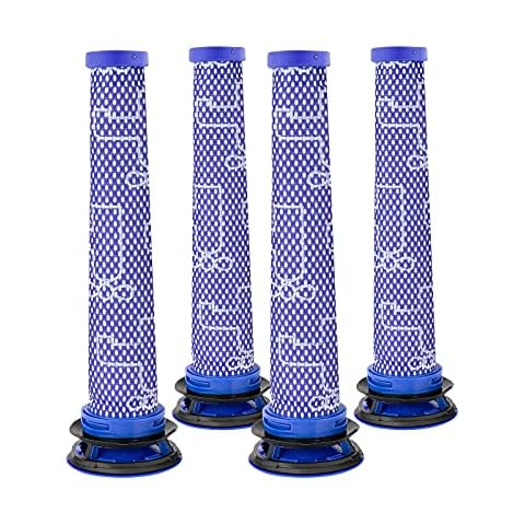 Filters Compatible with Dyson V6 Filters, Replacement V8 Filters for Dyson V7 V8 V6 SV09 DC58 DC59 DC61 DC62 Animal Vacuum Cleaner Parts & Accessories Replaces Part 4Pack Cover