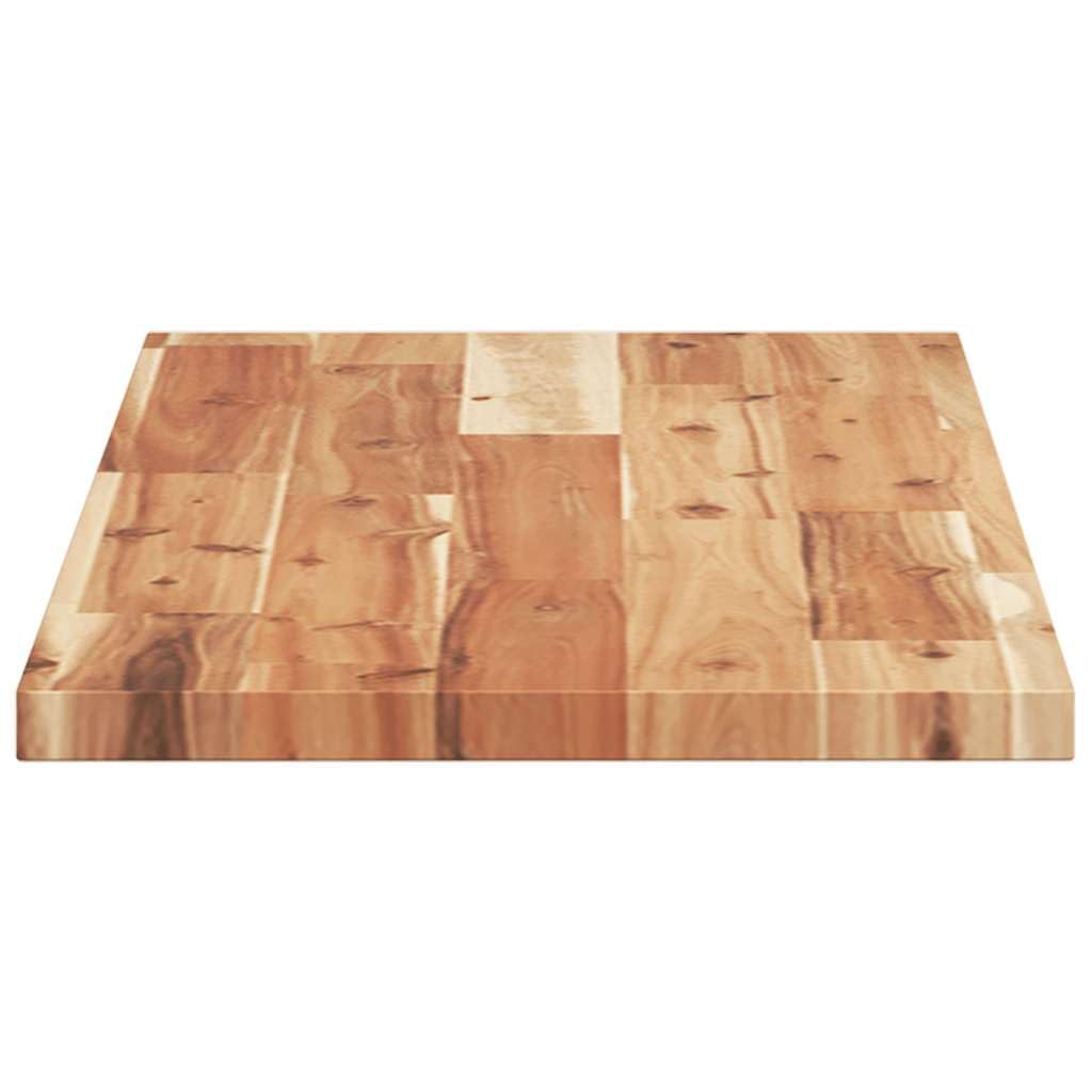 Stół prostokątny 80 x 30 x 2 cm, lite drewno akacjowe | Powierzchnia nieobrobiona, możliwość personalizacji za pomocą lakieru lub lakieru, łatwa pielęgnacja, blat stołu zastępczego