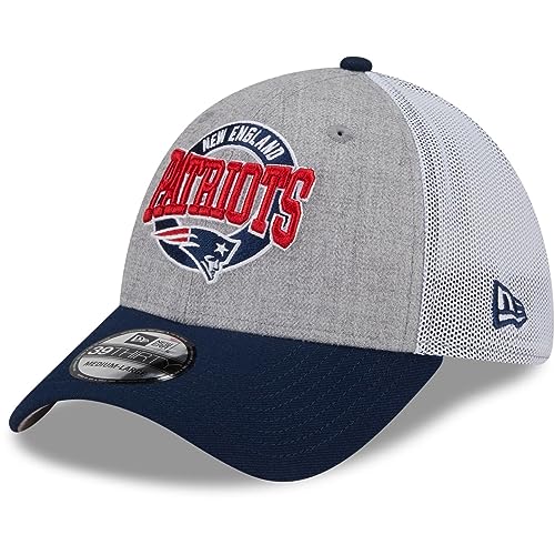 New Era 39Thirty Stretch Mesh Cap - New England Patriots - M/L New Era 39Thirty Stretch Mesh Cap - New England Patriots - M/L