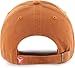 47 NCAA Unisex-Adult Clean Up Adjustable Hat Cap One Size (US, Alpha, One Size, Texas Longhorns - Orange)