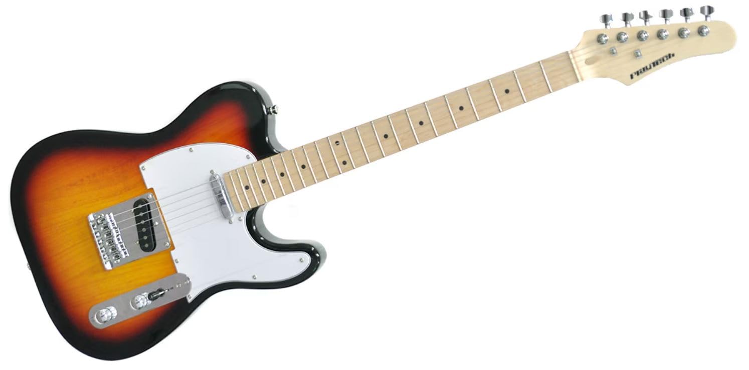 PLAYTECH テレキャスター エレキギター 本体 TL250 サンバースト Amazon | PLAYTECH プレイテック エレキギター TL250 Sunburst Maple