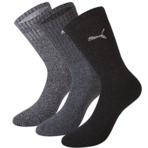 PUMA Sport 3p Calcetines, Anthracite Grey, 47-49 Hombre