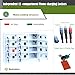 Bpatoimsx Secure and Convenient 12 Bays Cell Mobile Phone Steel Locker with Charger Charging Station Cabinet and Key Lock White - Ideal for Students and Employees