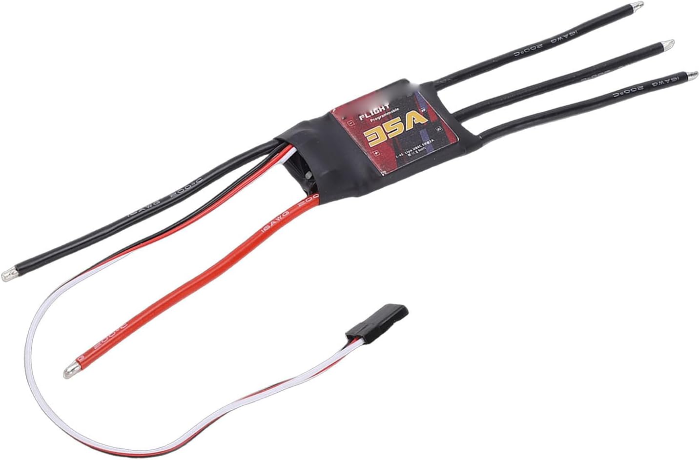 Brushless ESC, 35A PCB Electronic Speed Controller for Drone Racing, 2-4S LiPo Compatible with Quadcopter and RC Airplane