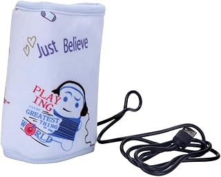 Toyvian 1Pc Saco De Leite Quente Garrafas De Leite Materno Garrafa De Alimentação Do Bebê Garrafas De Leite Aquecedor De Garrafa De Viagem USB Mais Quente Saco De Garrafa De Bebê