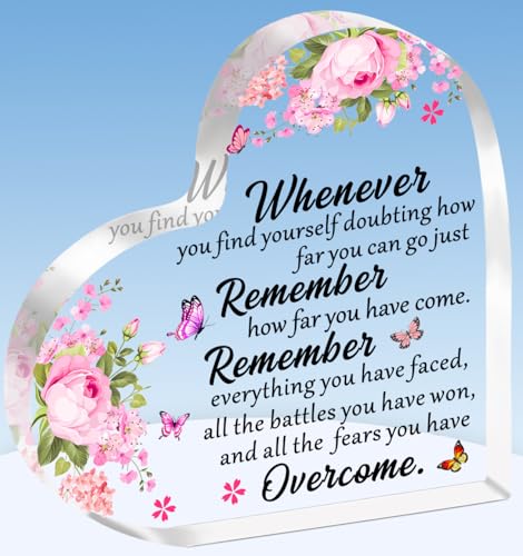 Graduation gifts for her him inspirational gifts for him her class of 2025 graduation gifts for women men university college middle high school graduate brave acrylic gifts