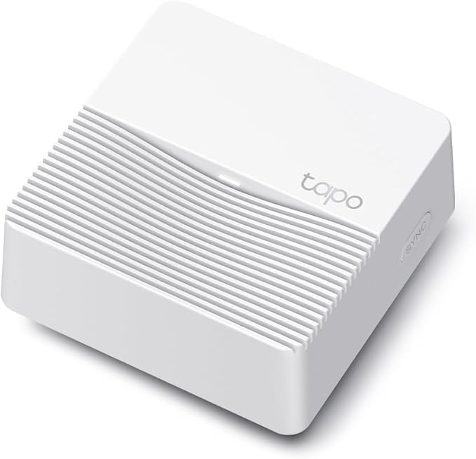 TP-Link Tapo Smart Hub with Built-In Chime, REQUIRES 2.4GHz Wi-Fi, Connect up to 64 Smart + 4 Camera Devices, Sub-1G Low-Power Wireless Protocol, 512GB Local Storage, Tapo H200
