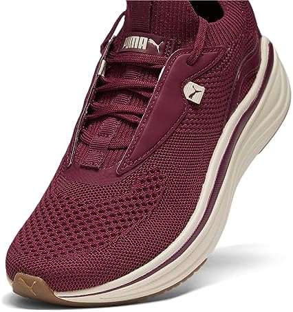 PUMA Women's SOFTRIDE STAKD Sneaker, Dark Jasper-Alpine Snow, 10 | Image 1
