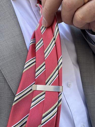 Stainless Steel Scale of Justice Tie Bar – Handmade Lawyer Tie Clip for Men – Legal Professional Gift for Attorneys, Judges, or Law Students4