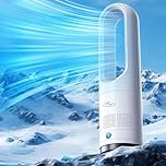 STORM HERO Tower Fans for Bedroom - Bladeless Tower Pedestal Fan with Remote, 90° Oscillating Floor Fan Powerful & Quite, 8IN1 Floor Fans for Indoor Babyroom, Home Office Kitchen, 8H Timer, Auto Off