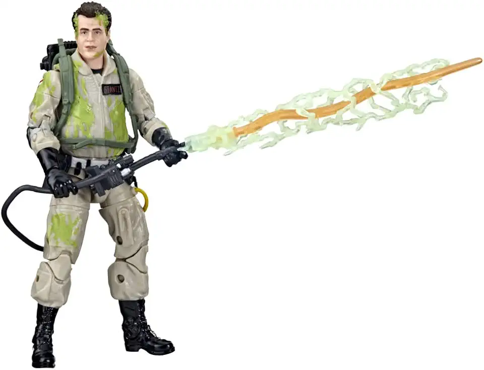 Power Rangers Ghostbusters Plasma Series Glow-in-The-Dark Ray Stantz Toy 6-Inch-Scale Collectible Classic 1984 Figure for Kids Ages 4 and Up