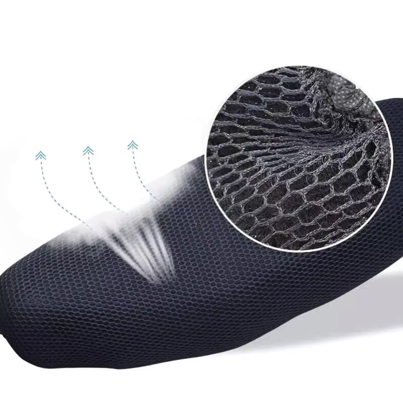 Asiento motocicleta funda transpirable universal y protector para scooter 5