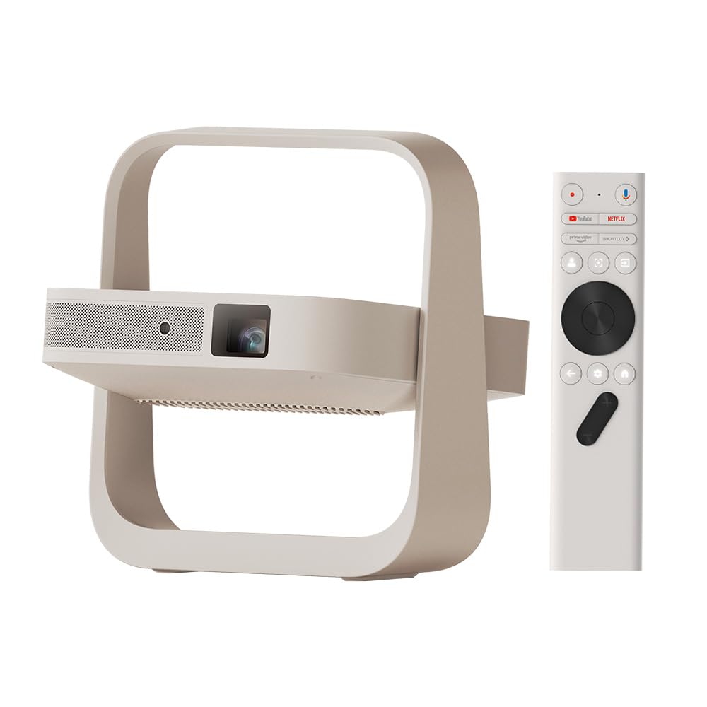 XGIMI Elfin Flip Plus GTV 1080P Portable DLP Projector, Licensed