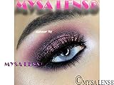Sin corrección: 0.00 dpt mysalens lentes de contacto de color icy Gray - Gris Helado Hidrocor color natural - Avizor Solution multifunción 10 ml - Kit de almacenaje caja - Cortador y aplicador 12 meses sin Correction