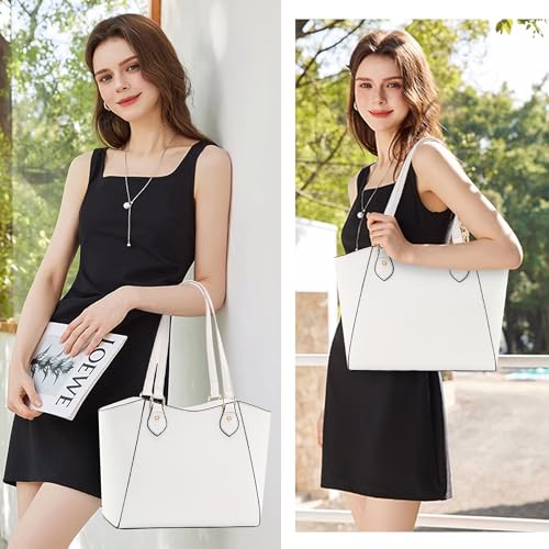 Image of CHICAROUSAL Tote Handbags Purses for Women PU Leather Womens Shoulder Bag | Large Tote Bag for Women, Shoulder Purse, Vegan Leather Purses for Women, Women's Handbags