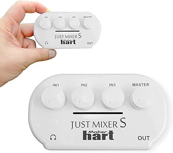 Amazon | Maker hart Just Mixer S ステレオ3入力/2出力 超小型音声 Amazon | Maker hart Just Mixer S ステレオ3入力/2出力 超小型音声