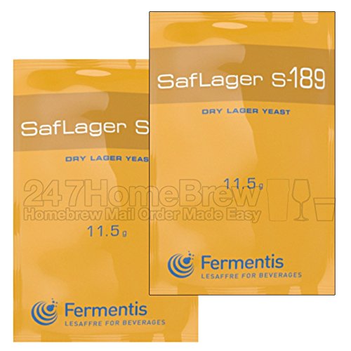 2x Fermentis Saflager S-189 Beer Yeast lager pilsner ales 11.5g 20-30L