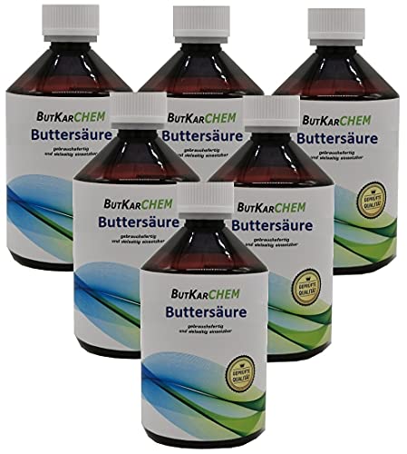 ButKarCHEM 6x500ml Buttersäure 24h SOFORT Versand Gebrauchsfertig von Karbid 24 (Varianten 500ml-11Ltr)(Artnr42605334) (3000ml) Cover
