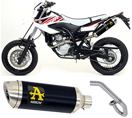 Pot d'échappement complet Arrow Yamaha WR 125 R résistant aluminium noir