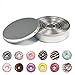 12 Pezzi in Acciaio Inossidabile Tondo Biscotto Taglierina Ciambella Focaccina Taglierina Set Stampi Anello Di Cottura In Metallo Per Pasta Fondente Fare