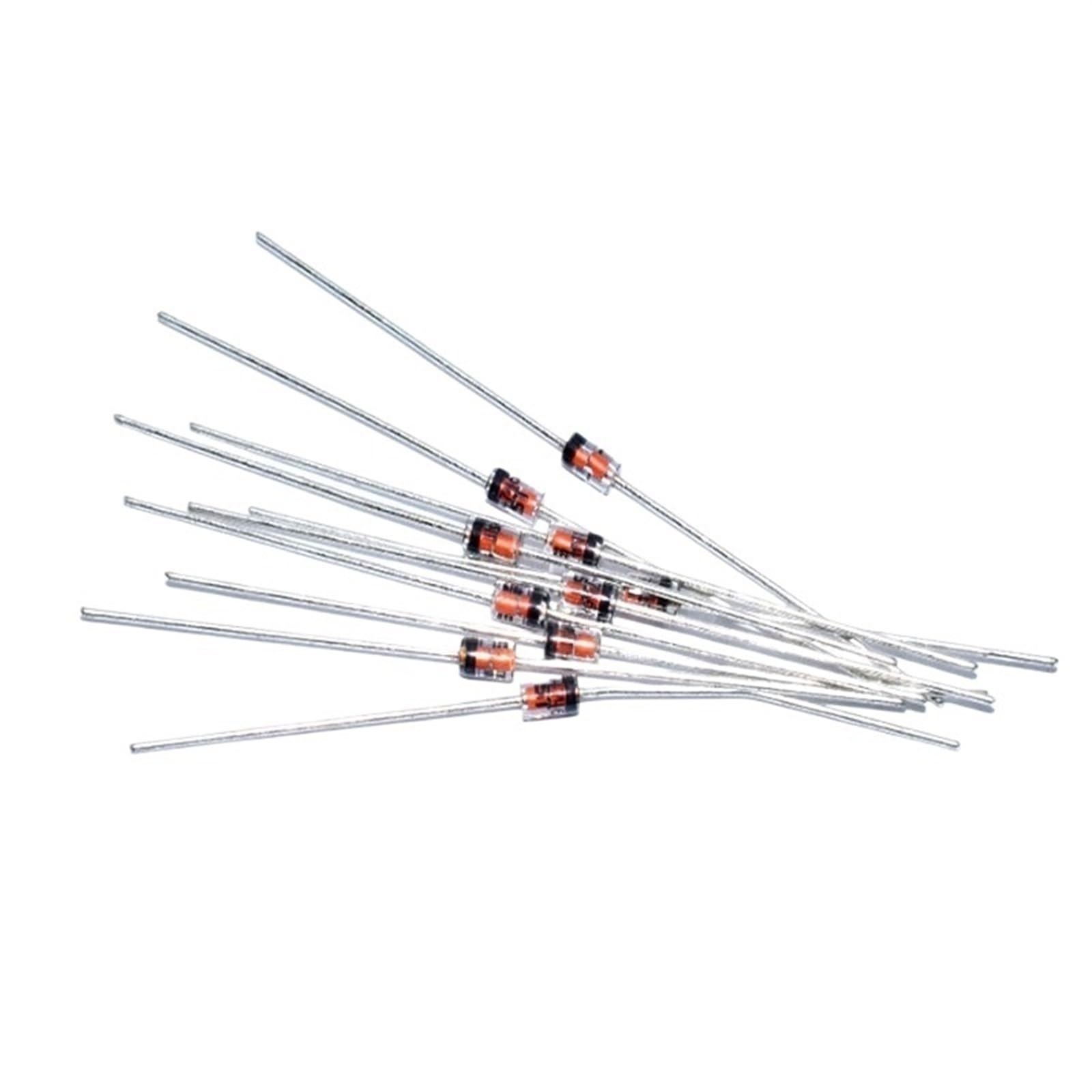 50pcs 1W Zener diode DO-35 1N4728A 3V3 1N4727A 3V0 1N4733A 5V1 1N4732A 4V7 1N4731A 4V3 1N4730A 3V9 1N4729A 3V6 Rectifier Diode(1N4734A 5V6)
