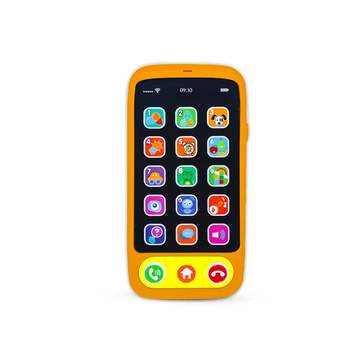 Sirius Toys Smartphone Toy For Kids With Music And Light Early Educational Mobile Phone For Baby 1 + Year Old Cell Phone Pretend Play Phone For Toddler (Orange) (B0D6N5FDMF) Amazon Price History, Amazon Price Tracker