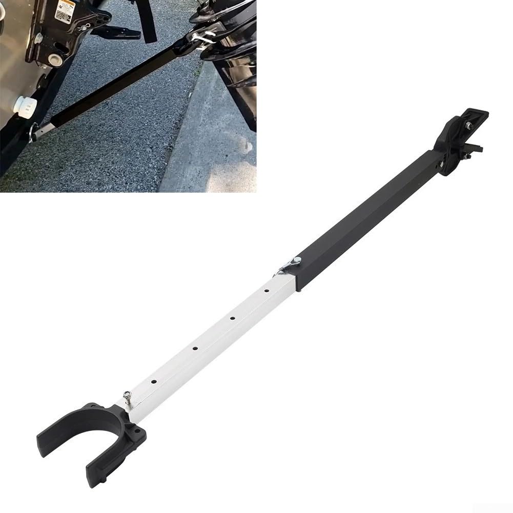 Support de moteur de bateau avec tête composite réglable, s'adapte à la plupart des bateaux et remorques, protège la finition du moteur et réduit les dommages causés par les vibrations