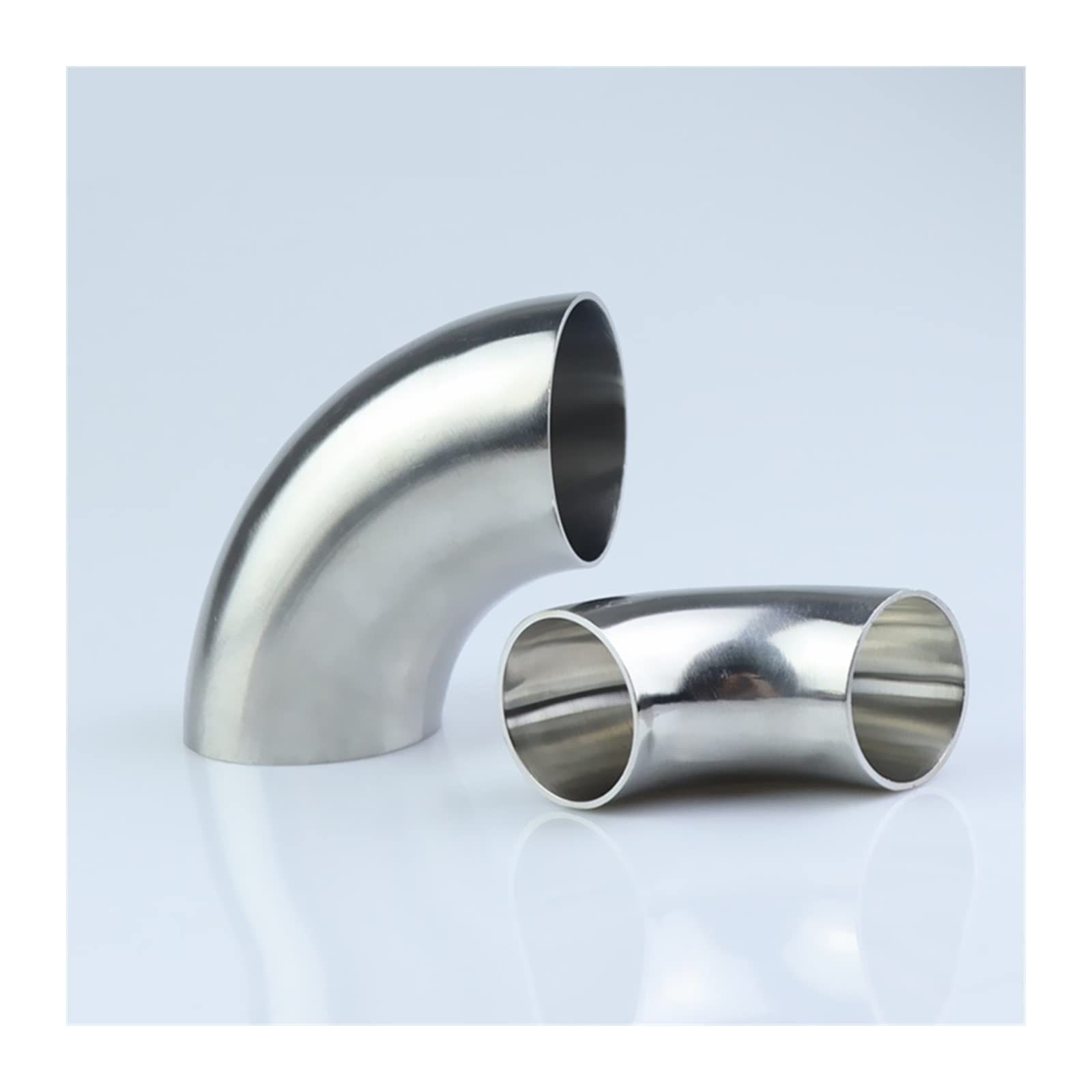 OD 16/19/22/25/28/32/34/38/45/51/57/63/76/89/102mm 304 Stainless Steel Elbow Welding 90 Degree Pipe Fittings Cheerfully (Size : Pipe OD 102mm)