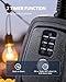 DEWENWILS Light Sensor Timer Waterproof, Plug in Timer Switch, 100 ft Range Remote Control with 2 Grounded Electrical Outlets for Outdoor String Lights, 15A 1/2HP UL Listed