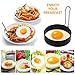 2 Pack Eggs Rings,Stainless Steel Round Breakfast Mold Tool Cooking,Round Egg Cooker Rings For Frying Shaping Cooking Eggs,Egg Maker Molds (2Pack)