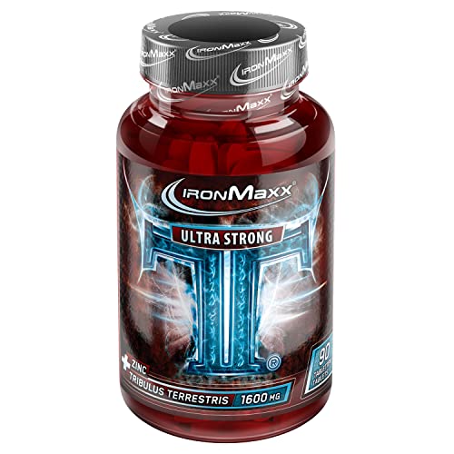 IronMaxx TT Ultra Strong Tribulus Terrestris - 180 pastillas | 1600mg de extracto de Tribulus Terrestris por pastilla|alta dosis, con zinc