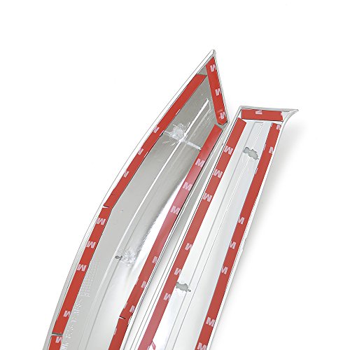 Kadore Rear Fog Light Lamp Eyelid Corner Cover Trims For Toyota Rav4 Rav-4 Xle Le 2016 2017 2018 Abs Chrome Accessories 2Pcs/Set #TOP4