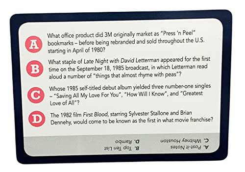 You Gotta Know 1980s - Juego de Trivia miniatura 3