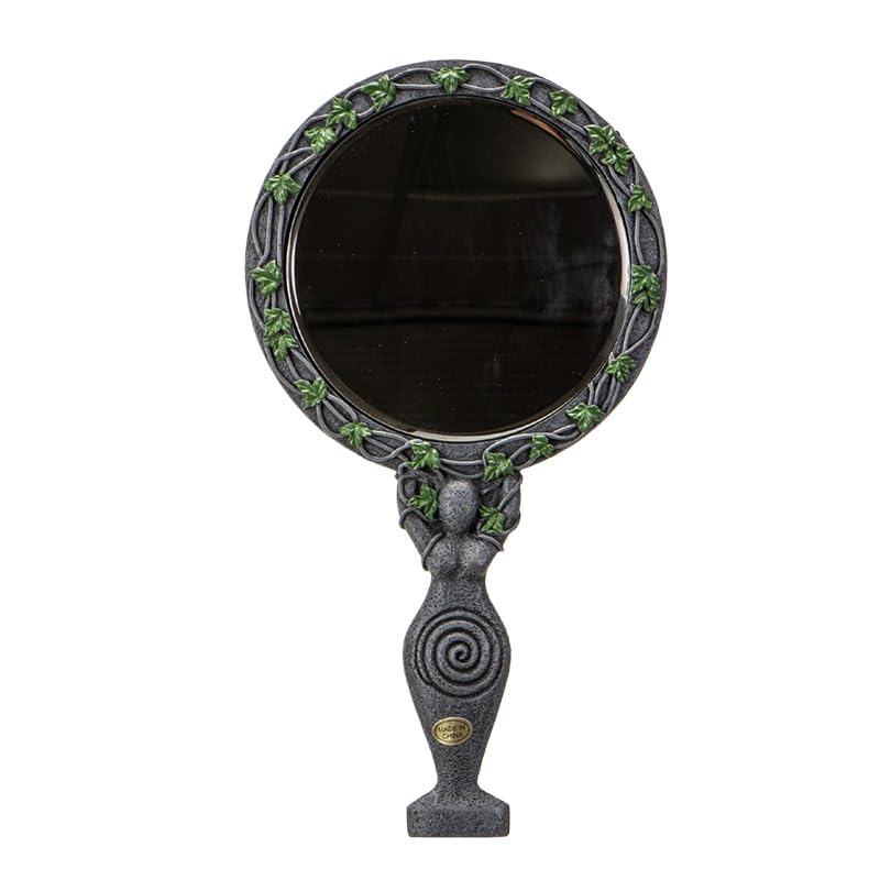Espejo de Mano Redondo Spiral Goddess Pacific Giftware