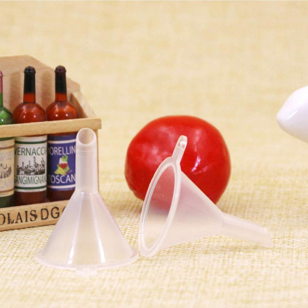 CINY Lot De 20 Mini Entonnoirs En Plastique Transparent Pour