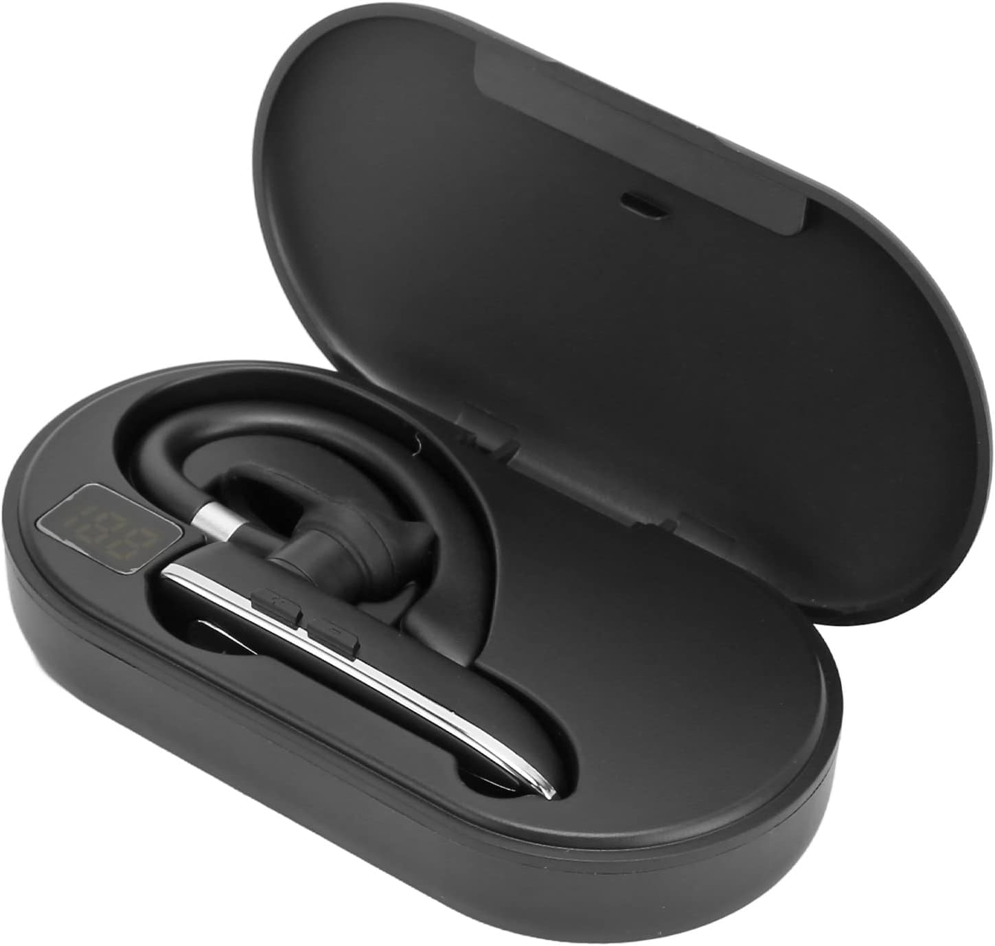 15 Years Warranty Professional Bluetooth Earpiece for Calls | HD Voice Mic, Long Battery Life, Comfortable Fit | Ideal for Driving, Office Work, Meetings & Daily Use