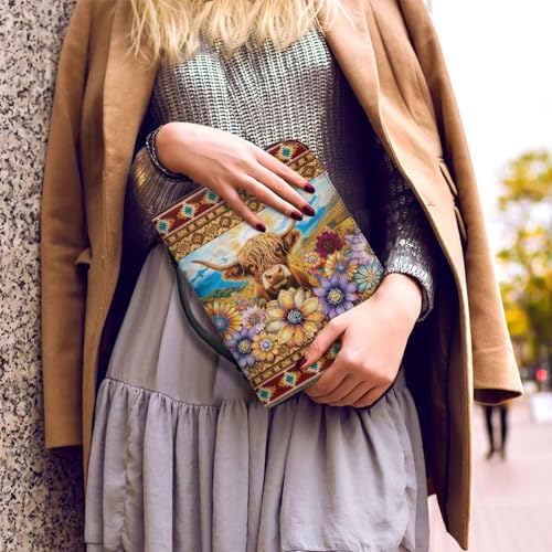 Bible Cover Case PU Leather Book Cover for Women Girls, Large Capacity Scripture Bag Bible Cover Bags3