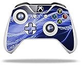 WraptorSkinz Decal Vinyl Skin Wrap compatible with XBOX One S/X Controller - Mystic Vortex Blue (CONTROLLER NOT INCLUDED)