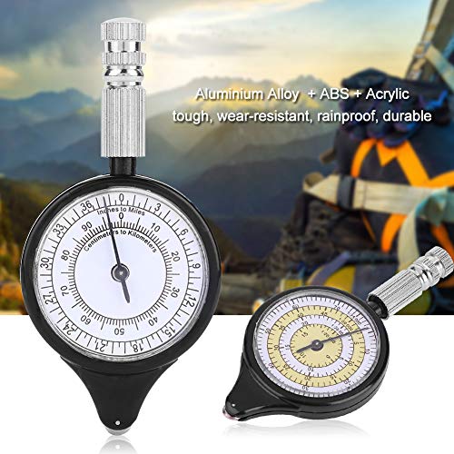 Medidor de distancia para mapas outdoor mini portátil miniatura 6