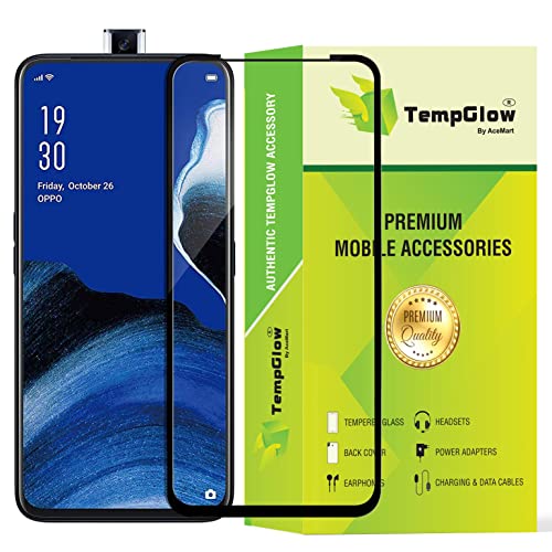 Image of Screen Protector for Oppo Reno 2Z | Oppo Reno 2F -(Black) Tempered Glass Edge-to-Edge 6D Screen Protector With Installation Kit