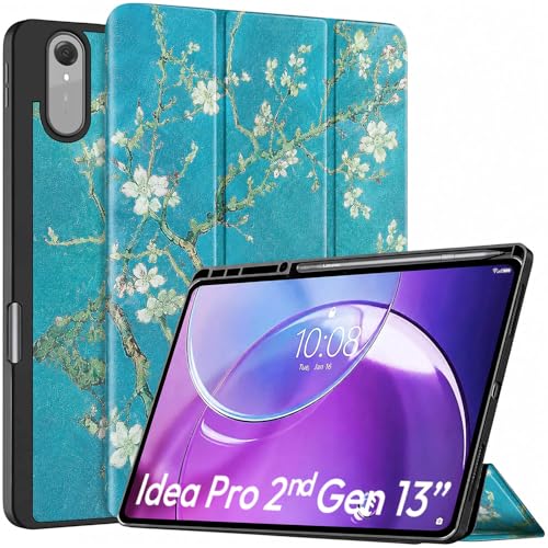 Image of ProElite Cover for Lenovo Idea tab Pro 2nd Gen 13 inch 2026 case Cover [with Pen Holder], Soft Flexible Flip Case Cover for Idea tab Pro 2nd Gen 13 inch 2026 [Recoil Series] - Flowers