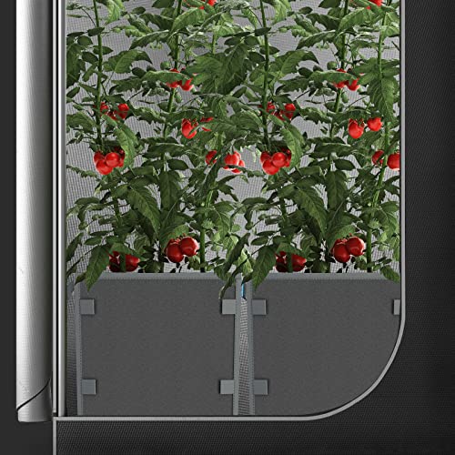 Ac Infinity COMOYA Square Heavy Duty Fabric Pots, 3 Gallon Aeration Reusable Grow Bags 5-Pack With 500G Thick Nonwoven Fabric And Plant Stake Loops, For Garden Growing Fruits thumb #6