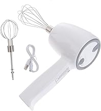 HOMSFOU 1Pc Sem Fio Batedor De Misturadores De Bebida Liquidificador Elétrico Batedor De Liquidificador Elétrico Batedor De Café Fabricante De Espuma De Café Misturador De Creme