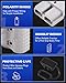 Orion Motor Tech Wire Connector 4 Pack, 175A Wire Harness Plug Kit for 2 to 4 Gauge Cables, 12V to 36V Battery Quick Connect Disconnect Set for Car Bike ATV Winches Lifts Motors More, Set of 4, Gray