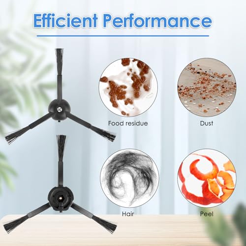 Image of (8 Pack) Side Brushes for Roborock Q Revo, Qrevo Pro, Qrevo S, Qrevo Slim, Qrevo Master, Q5 Pro, Q5 Pro+, Q5 Max+, Q7 Max, Q7 Max+, Q8 Max+, S8 Pro Ultra, S8 MaxV Ultra, S7 MaxV Ultra, S7 & E Series