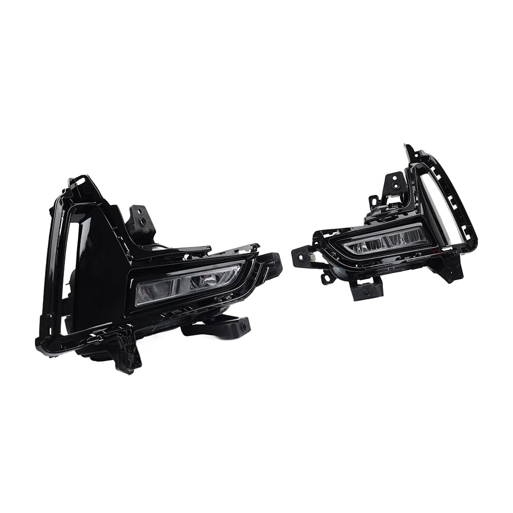 Lirun 2 Pcs Daytime Running Lights Front Fog Light Driving Lamps ABS for KIA Carnival 2022-2024