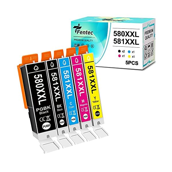 FENTEC TR8550 TR7550 TR8500 TS705 TS6350 TR 8550 TS8350 Patronen Druckerpatronen TS8351 TS6250 TS6150 TS8351 C-580 XXL…