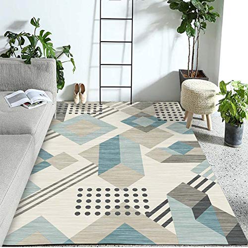 Alfombra Rugs Estilo Moderno,Gran tamaño,Tacto Suave,Antideslizante,L